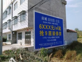 枣阳墙体广告质量分析