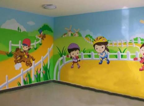 枣阳幼儿园墙体彩绘制作流程及注意事项