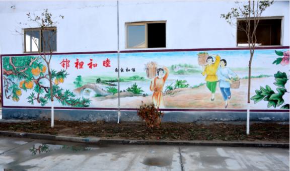 枣阳乡镇文化墙 乡风文明焕发新活力