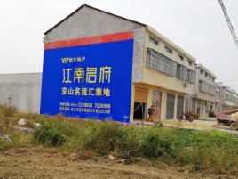 枣阳农村墙体广告在不同形式上面展现的不同特色