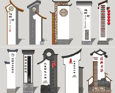 枣阳美丽乡村标识标牌有哪些分类？