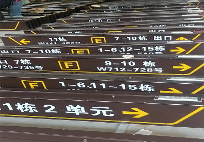 枣阳广告标识中，常见的几种安装方式。